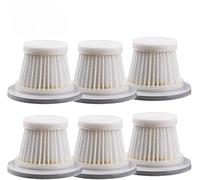 StarRing 2/6 piezas para aspiradora inalámbrica de coche, filtros HEPA lavables, filtro de repuesto, reutilizable, lavable, aspiradora de mano (paquete de 6)