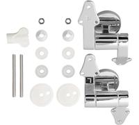 StarRing Bisagras de cierre suave para inodoro, repuestos tradicionales y contemporáneas, bisagras de asiento de inodoro de aleación de zinc