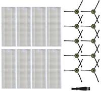StarRing Kit de filtros HEPA de repuesto para aspiradora OKP Life K2, K3, K4, K5 y para aspiradora Lefant M210, M210S, M210B, M213, 8 filtros HEPA, 10 cepillos laterales, 1 cepillo de limpieza