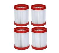 StarRing Paquete de 2/4 filtros de piezas de repuesto para aspiradora Bosch de 18 V y 2.6 galones en húmedo/seco para GAS18V-3/GAS18V-10L VF320H Hepa filtros accesorios (4 unidades)