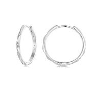 Starry Clip-On Pendientes de Plata de Ley 925 Minimalista Elegante uso Diario