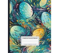 Starry Hop: Easter Van Gogh Brushstrokes Composition Notebook - 7.5 x 9.25 Inches, 120 College Ruled Pages, Soft Matte Cover: Artistic Easter-Themed Writing, Journaling & Creative Expression