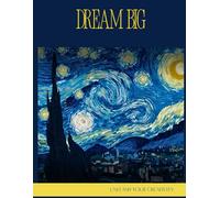 Starry Night Dream Journal-Inspirational Undated Journal for Vision, Reflection & Gratitude, 180 Ruled Pages, 100 GSM