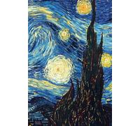 Starry Night Journal: 150 Page Lined Notebook Featuring Van Gogh’s Masterpiece