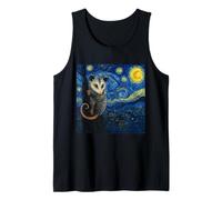 Starry Night Opossum Van Gogh Possum Camiseta sin Mangas