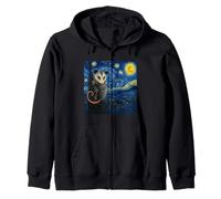 Starry Night Opossum Van Gogh Possum Sudadera con Capucha