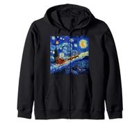 Starry Night St Nicholas llega a St. Remy Sudadera con Capucha