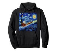 Starry Night St Nicholas llega a St. Remy Sudadera con Capucha
