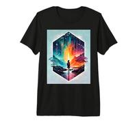 Starry Night Wanderlust: Una Aventura caprichosa Camiseta Premium