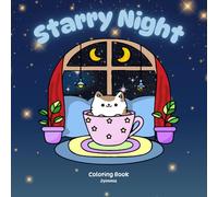 Starry Nights: Cute Coloring Book