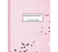 Starry Pink Composition Book - Pretty Notebook for Journaling & Class Notes: Aesthetic stationery for students, writers, and dreamers