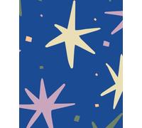 Starry Skies: A Celestial Notebook for Dreamers: Lined Journal with Cosmic Charm - Perfect for Thoughts, Notes & Stargazing Reflections. 200 Pages. Soft Matte Cover