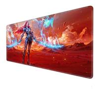 Starry Sky Anime XXL Mouse Pad - Seam Edge - Non slip Base - Washable - Suitable for gaming mouse pads, office mouse pads, computer keyboard pads, protective pads, and mouse auxiliary pads 90 × 40