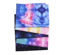 Starry Sky Cotton Fabric - Deep Space Pattern Material, Soft Quilting Textile, Breathable Craft Supply, Durable Sewing Option | Children Clothing Projects, DIY Shirt Design, Home Scrapbooking Use