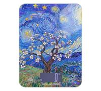 Starry Sky Pear Blossoms - Mini báscula de alimentos fácil de limpiar, 11 libras/1 onzas, escala de 5 kg/5 g con 4 unidades para dieta keto espresso (pilas no incluidas)