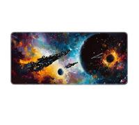 Starry Sky Sci-Fi Mouse Pad XXL Large Gaming Mouse Pad Gamer Decor Setup Keyboard Mat for Work Game Office Home