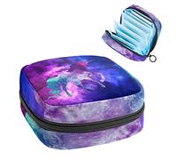 Starry Sky Unicorn - Bolsa de almacenamiento portátil para servilletas sanitarias, Varios colores, 4.7x6.6x6.6 in/12x17x17 cm