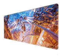 Starry Sky Warrior XXL Mouse Pad - Seam Edge - Non slip Base - Washable - Suitable for gaming mouse pads, office mouse pads, computer keyboard pads, protective pads, and mouse auxiliary pads 90 × 40