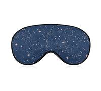 Starry Sky with Stars Sleep Mask Magic Cosmic Sky Blindfold para dormir Elástico Blackout Eye Mask Cover para toda la noche de sueño, viaje y siesta