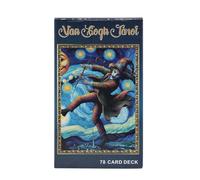 Starry Space Tarot Deck, Fortune Adivination Cards, Standard 78 Card Set Característica, Celestial Themed Design Tool, Ideal para Board Game Play, Friends Gathering Fate Reading, 4.06 x 2.36 pulgadas