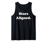 Stars Aligned Cosmic Harmony Astrology Phrase Camiseta sin Mangas