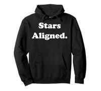 Stars Aligned Cosmic Harmony Astrology Phrase Sudadera con Capucha