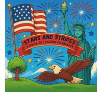 Stars and Stripes: A 4th of July Coloring Celebration! (InkWild Design Studio Coloring Books)