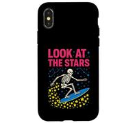 Stars Constellation Mira a las estrellas Astrología espacial masculina Carcasa para iPhone X/XS