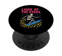 Stars Constellation Mira a las estrellas Astrología espacial masculina PopSockets PopGrip Adhesivo