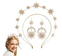 STARS Goddess Crown, Crown and Pendings Set GLITTER DADA DE CASA DE NADILLA