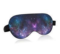 Stars In Space A Nebulae Universe Eye Masks Cover Blocks Light Sleep Mask Shade Cover Blindfold Relaxing Eyeshade Cover con correa ajustable para la cabeza para hombres, mujeres y niños