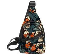 Stars Nebula - Mochila bandolera ajustable para viajes, senderismo, Multicolor 03, 11.8x7x1.5in/30x18x4cm