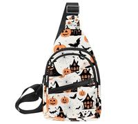 Stars Nebula - Mochila cruzada para viajes, senderismo, pecho, Multicolor 06, 11.8x7x1.5in/30x18x4cm