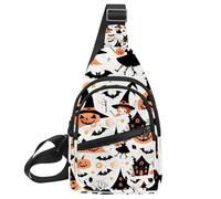 Stars Nebula - Mochila cruzada para viajes, senderismo, pecho, Multicolor 13, 11.8x7x1.5in/30x18x4cm