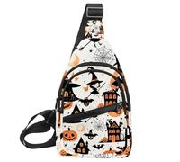 Stars Nebula - Mochila cruzada para viajes, senderismo, pecho, Multicolor 15, 11.8x7x1.5in/30x18x4cm