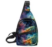 Stars Nebula Sling Lateral, Mochila cruzada, Multicolor 16, 11.8x7x1.5in/30x18x4cm