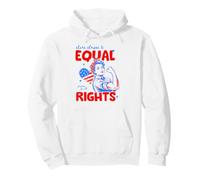 Stars Stripes and Equal Rights 4th of July Women's Rights Sudadera con Capucha