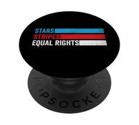 Stars Stripes And Equal Rights Derechos de las mujeres 4 de julio PopSockets PopGrip Adhesivo