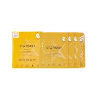 STARSKIN After Party, Mascarilla Facial de Bio-Celulosa con Vitamina C y Niacinamida, 4x40g, Mascarilla Coreana Iluminadora para Todo Tipo de Piel