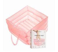 STARSKIN Baño de pedicura inflable, compacto y portátil, experiencia de pedicura digna de spa, prepara los pies para tratamientos de pulido, exfoliación o hidratación, remojo rápido de pedicura Fab