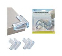 Start and Drive Protectores de esquina y bordes de seguridad para niños, parachoques de muebles, cojín a prueba de bebés para cubrir muebles afilados y bordes de mesa, transparente y transparente (paq