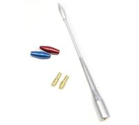 Start Antena Universal Tris para Todos los Coches en Aluminio Cromado