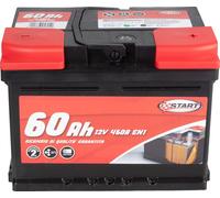 START Batería De Auto 60AH 12V 540A 1 Polo Positivo Derecho L2 Original
