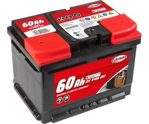 Start Batería de coche, 60 Ah, 12 V, 540 A, polo positivo, L2, casete L2
