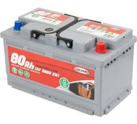 Start Batería sellada Stop& de 80 Ah, 12 V, 720 A (EN1), casete L3 con polo positivo derecho, tecnología EFB, medidas 27,5 x 17,5 x 19 cm