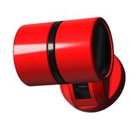 Start Button Cover, Stop Button Protector, Non-Slip Car Interior Accessory, Stylish Trim Enhancement to Men for Vehicles, Cars, Trucks Decoration and Buttons Protection, Red