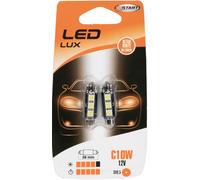 START C5W Pareja Bombillas Siluro LED Para Luces Auto 12V 5W SV8 Originale