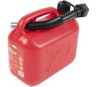 Start Depósito de combustible de plástico de 5 litros con boquilla, ligero y aprobado