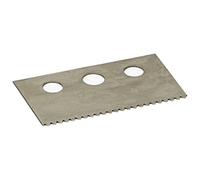 START International ZCM0800P140 - Cuchilla recta de repuesto para dispensador de cinta semiautomático ZCM0800 y ZCM0800-WT-EU (5 unidades), color plateado