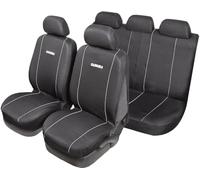 Start Juego Completo de Fundas de Asiento Carrera Universal Negro-Gris